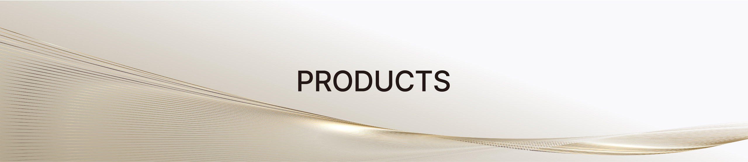 PRODUCTS banner